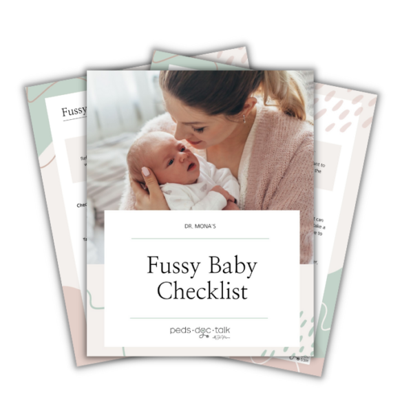 Resource: Fussy Baby Checklist - PedsDocTalk