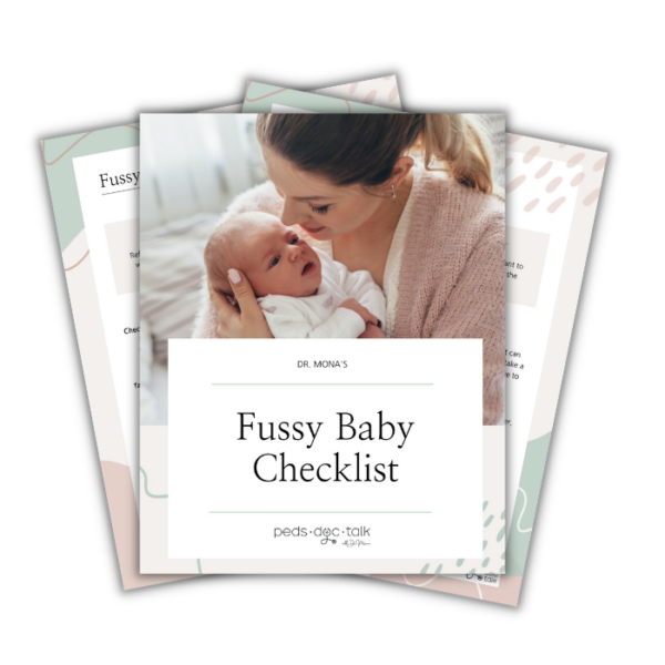 Resource Fussy Baby Checklist PedsDocTalk