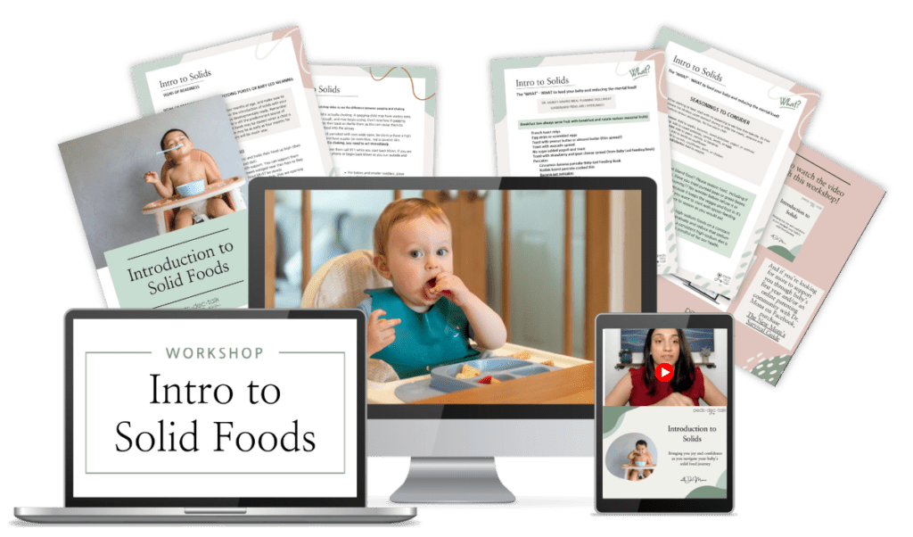 PedsDocTalk Workshop - Intro To Solid Foods